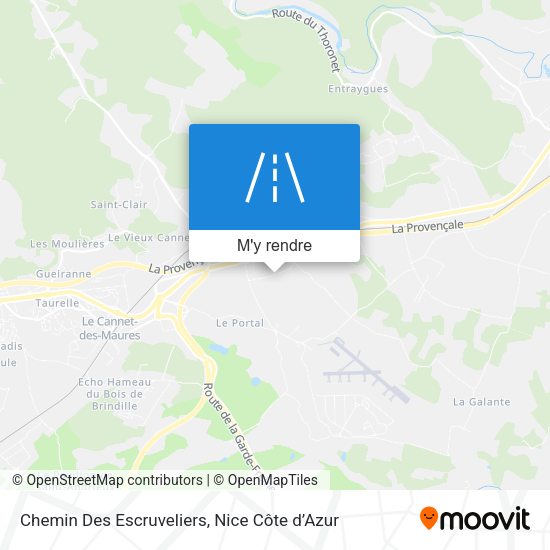 Chemin Des Escruveliers plan