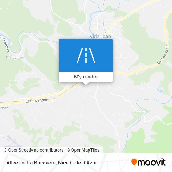 Allée De La Buissière plan