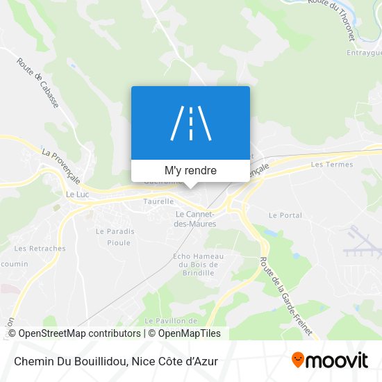 Chemin Du Bouillidou plan