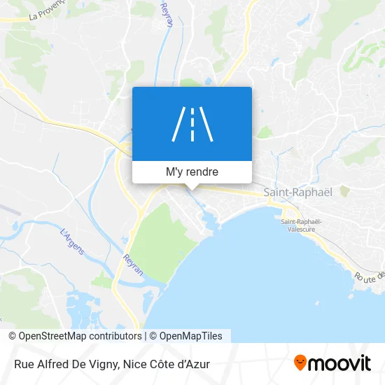 Rue Alfred De Vigny plan