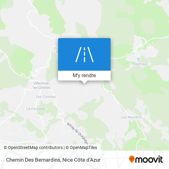Chemin Des Bernardins plan