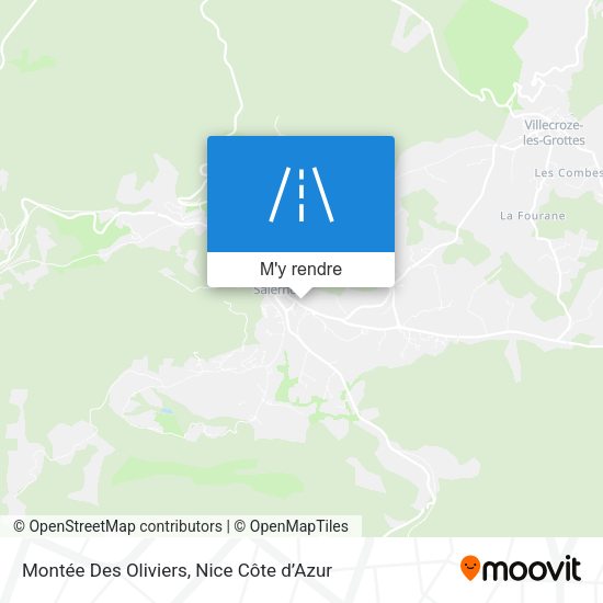 Montée Des Oliviers plan
