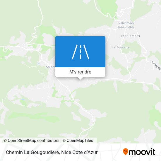 Chemin La Gougoudière plan