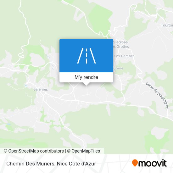 Chemin Des Mûriers plan