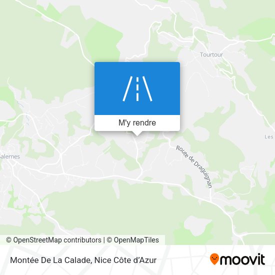 Montée De La Calade plan