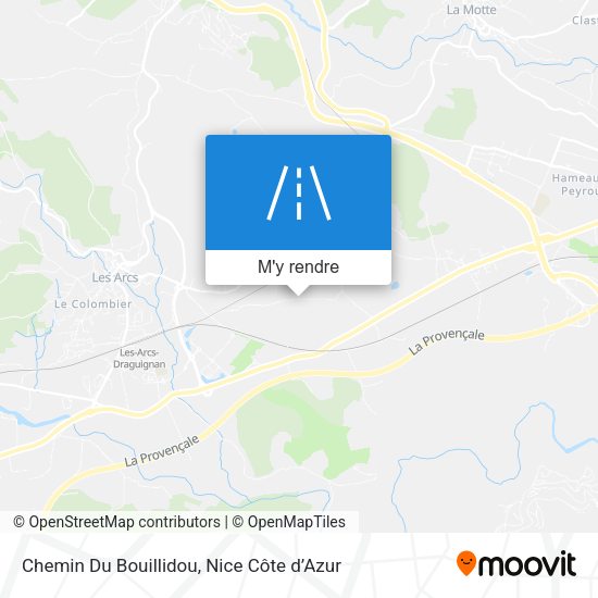 Chemin Du Bouillidou plan