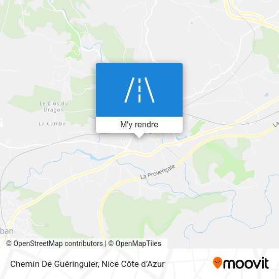 Chemin De Guéringuier plan