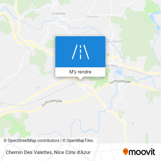 Chemin Des Valettes plan