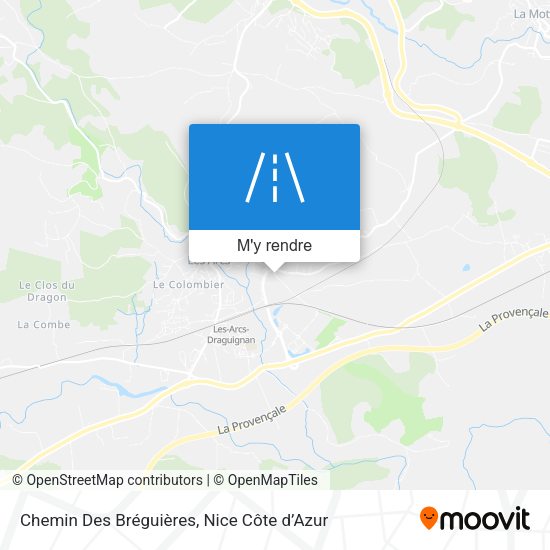 Chemin Des Bréguières plan