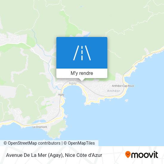 Avenue De La Mer (Agay) plan