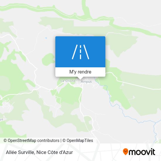 Allée Surville plan