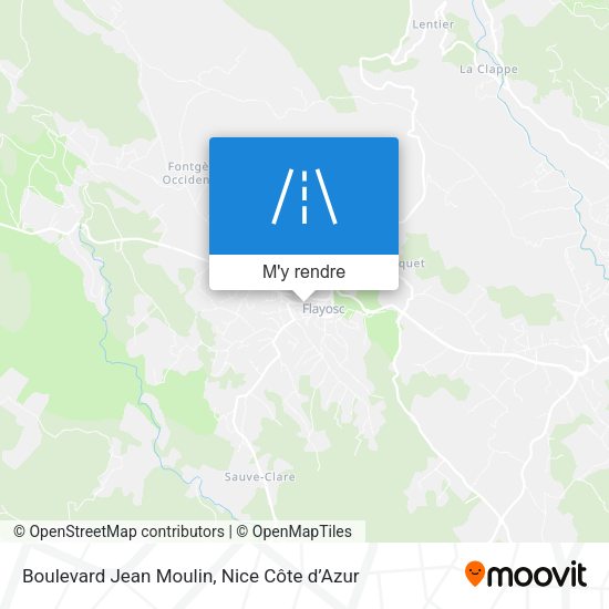 Boulevard Jean Moulin plan