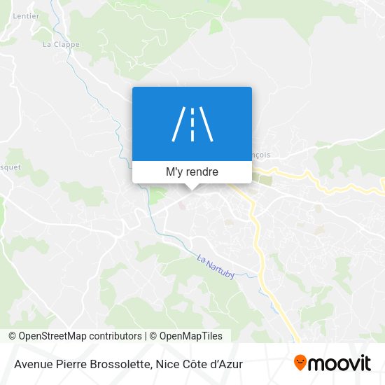 Avenue Pierre Brossolette plan