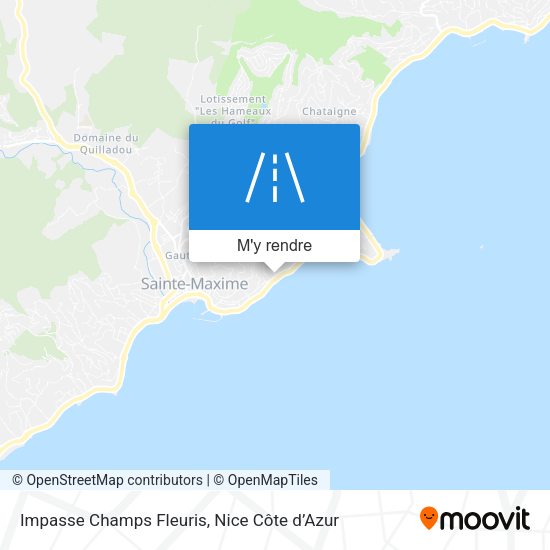 Impasse Champs Fleuris plan