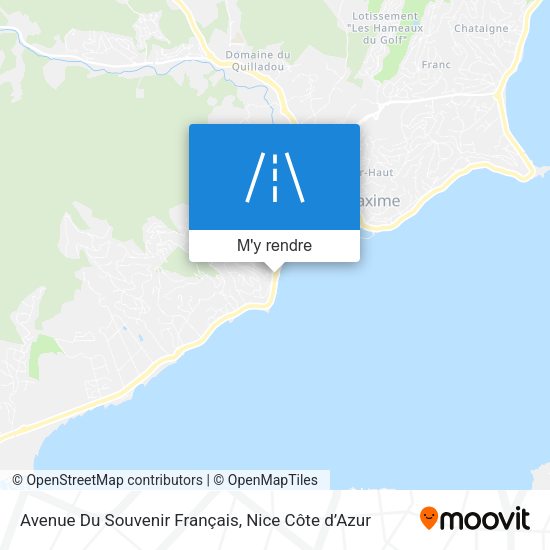 Avenue Du Souvenir Français plan