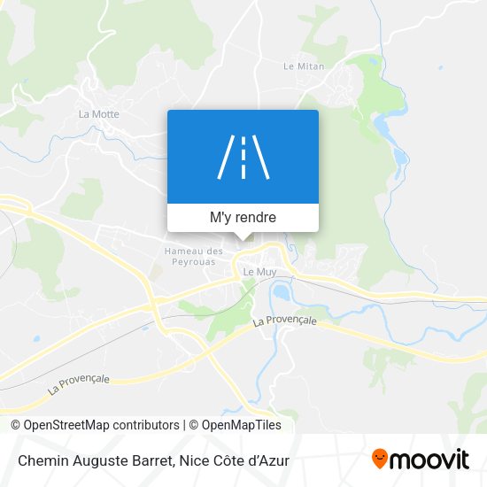Chemin Auguste Barret plan