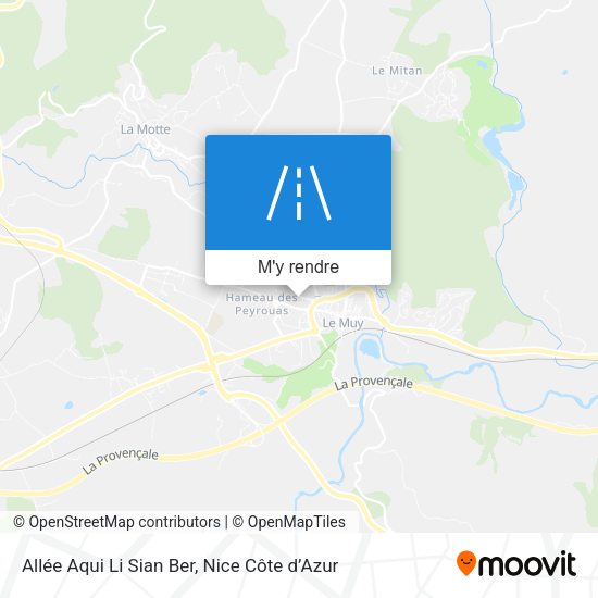 Allée Aqui Li Sian Ber plan
