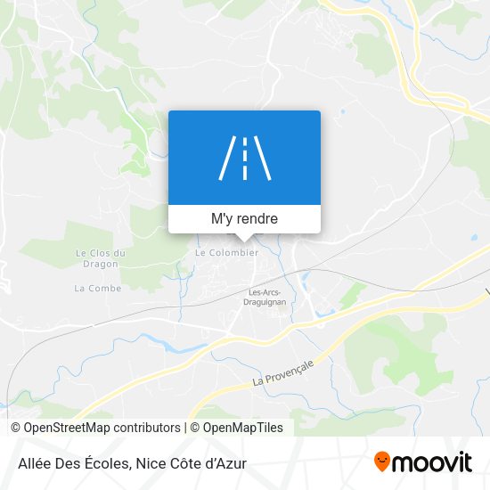 Allée Des Écoles plan