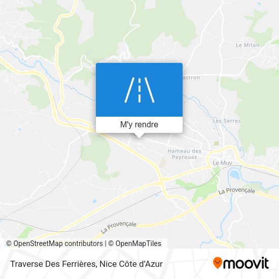 Traverse Des Ferrières plan