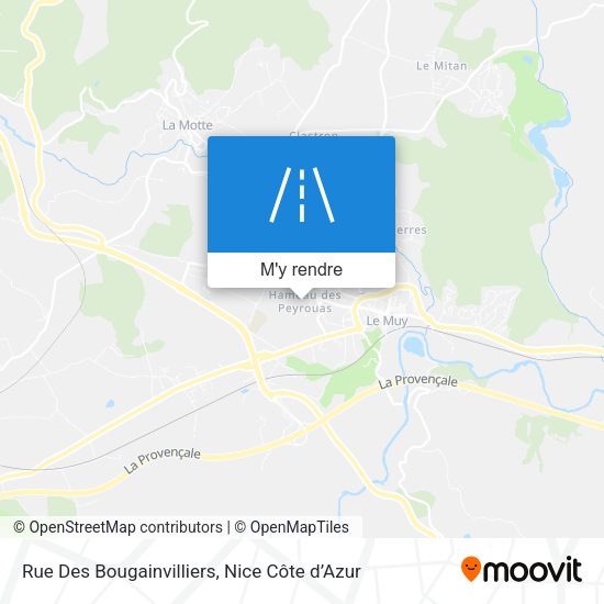 Rue Des Bougainvilliers plan