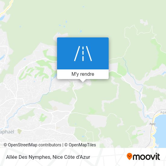 Allée Des Nymphes plan