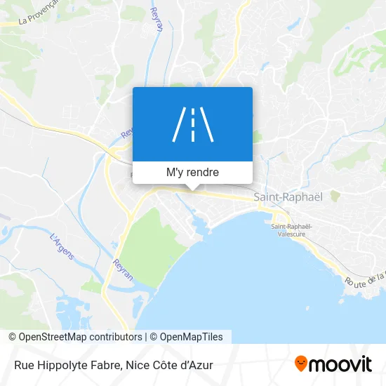 Rue Hippolyte Fabre plan