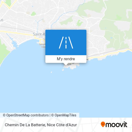 Chemin De La Batterie plan