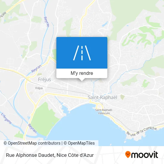 Rue Alphonse Daudet plan