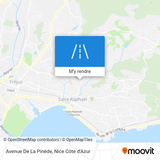 Avenue De La Pinède plan