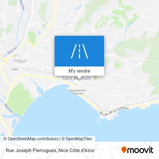 Rue Joseph Pierrugues plan