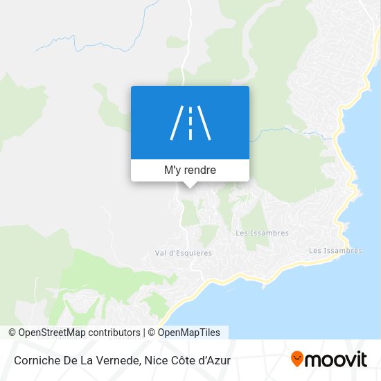 Corniche De La Vernede plan