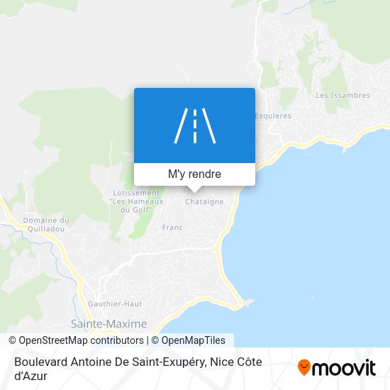 Boulevard Antoine De Saint-Exupéry plan