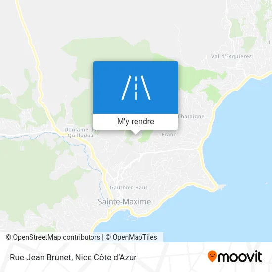 Rue Jean Brunet plan