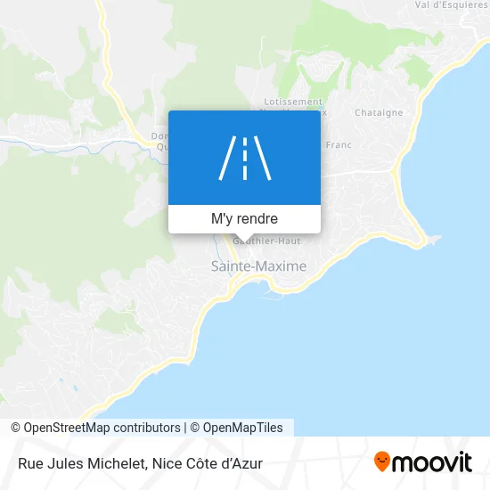 Rue Jules Michelet plan