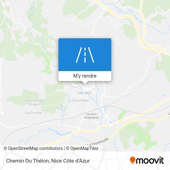 Chemin Du Thélon plan