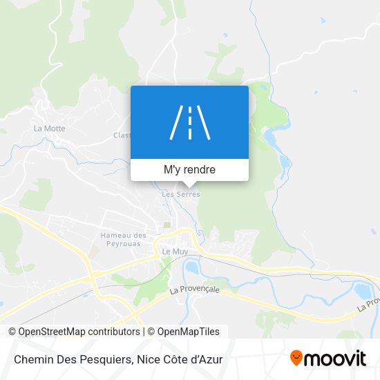 Chemin Des Pesquiers plan