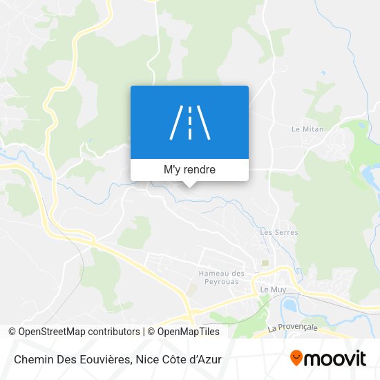 Chemin Des Eouvières plan