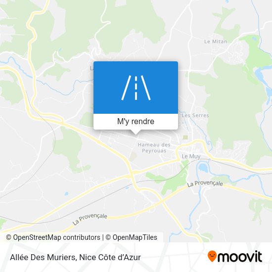 Allée Des Muriers plan