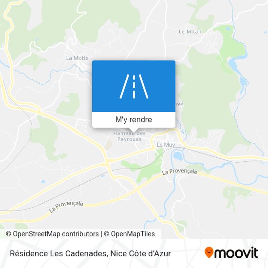 Résidence Les Cadenades plan