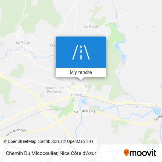 Chemin Du Micocoulier plan