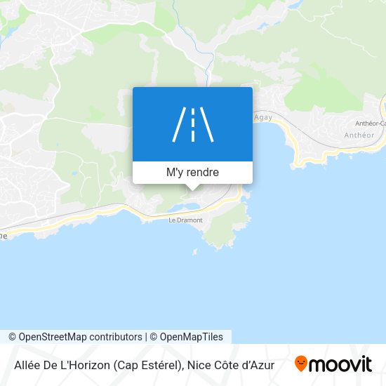 Allée De L'Horizon (Cap Estérel) plan