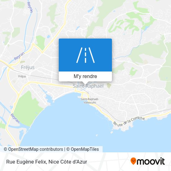 Rue Eugène Felix plan