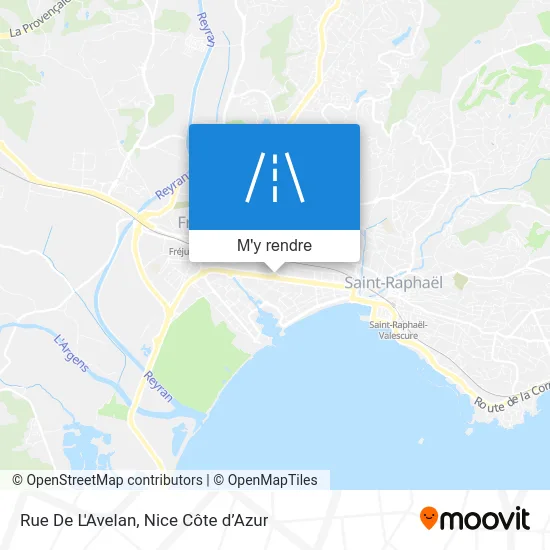 Rue De L'Avelan plan