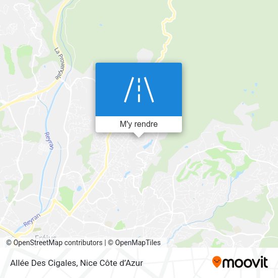 Allée Des Cigales plan