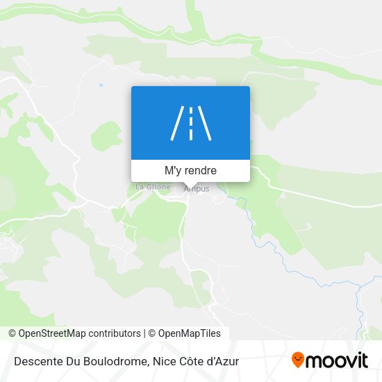 Descente Du Boulodrome plan
