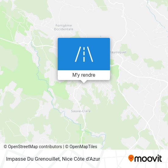 Impasse Du Grenouillet plan