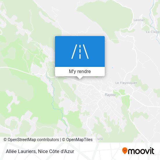 Allée Lauriers plan