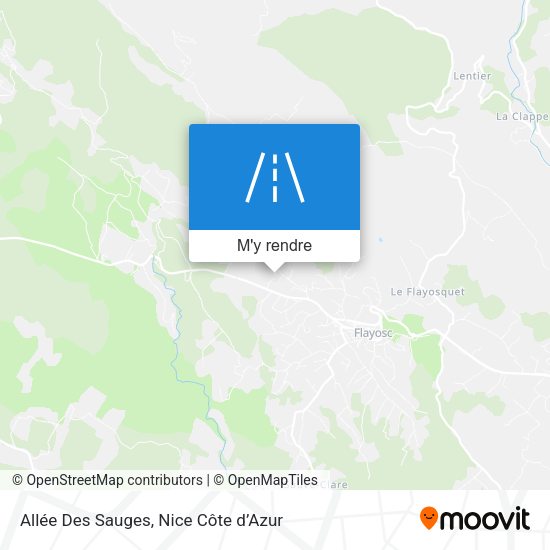 Allée Des Sauges plan