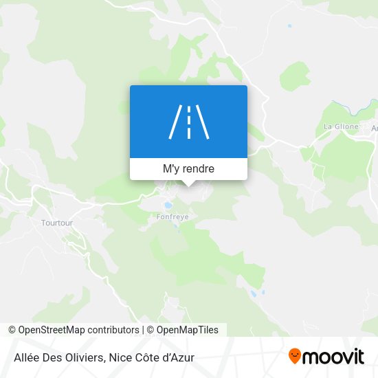 Allée Des Oliviers plan