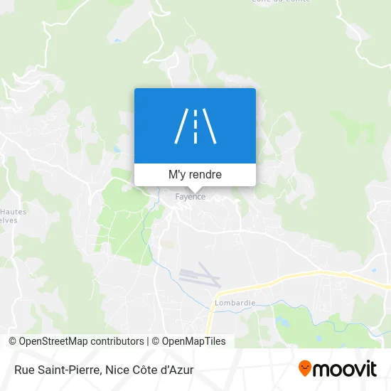 Rue Saint-Pierre plan